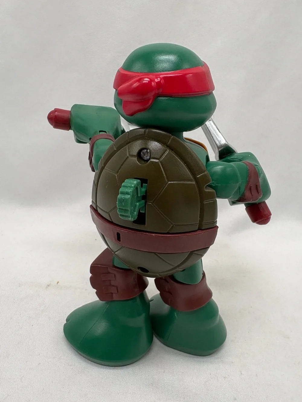 2014 Playmates Teenage Mutant Ninja Turtles TMNT Raphael Action Figure Arms Move